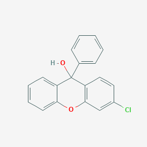 molecular formula C19H13ClO2 B14723339 3-Chloro-9-phenyl-9h-xanthen-9-ol CAS No. 6321-65-9