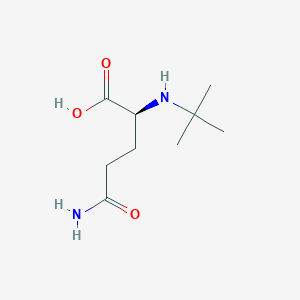 molecular formula C9H18N2O3 B14723366 N~2~-tert-Butyl-L-glutamine CAS No. 13734-43-5
