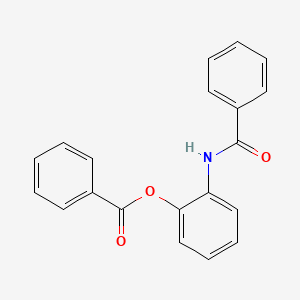 molecular formula C20H15NO3 B14723403 (2-Benzamidophenyl) benzoate CAS No. 6296-59-9