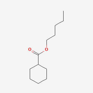molecular formula C12H22O2 B14723413 Pentyl cyclohexanecarboxylate CAS No. 6553-83-9