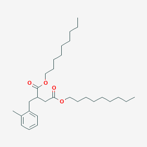 molecular formula C30H50O4 B14723590 Dinonyl 2-[(2-methylphenyl)methyl]butanedioate CAS No. 5859-37-0