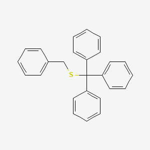 molecular formula C26H22S B14723621 Sulfide, benzyl trityl CAS No. 6622-14-6