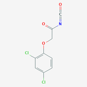 molecular formula C9H5Cl2NO3 B14723622 Acetyl isocyanate, (2,4-dichlorophenoxy)- CAS No. 5843-44-7
