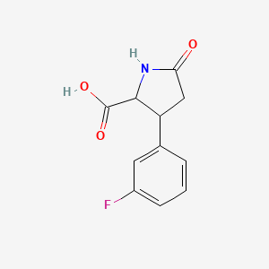 3-(3-Fluorophenyl)-5-oxoproline