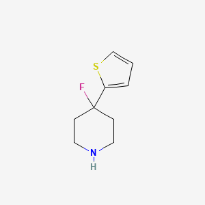 4-Fluoro-4-(thiophen-2-yl)piperidine
