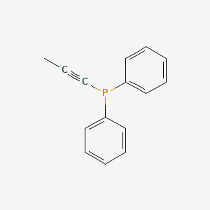 molecular formula C15H13P B14723671 Phosphine, diphenyl-1-propynyl- CAS No. 6224-94-8