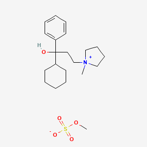 molecular formula C21H35NO5S B14723682 Tricyclamol methosulfate CAS No. 6138-33-6