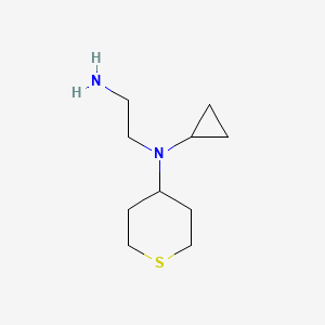 N1-cyclopropyl-N1-(tetrahydro-2H-thiopyran-4-yl)ethane-1,2-diamine