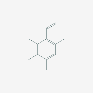 molecular formula C12H16 B14723752 2-Ethenyl-1,3,4,5-tetramethylbenzene CAS No. 5471-92-1