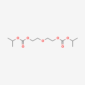 molecular formula C12H22O7 B14723843 Propan-2-yl 2-(2-propan-2-yloxycarbonyloxyethoxy)ethyl carbonate CAS No. 6946-50-5