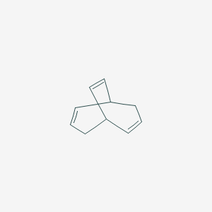 molecular formula C10H12 B14723896 Bicyclo[3.3.2]deca-2,6,9-triene CAS No. 6572-76-5