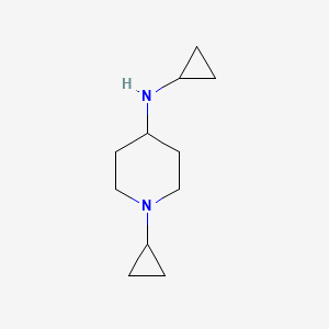 molecular formula C11H20N2 B1472390 N,1-Dicyclopropylpiperidin-4-amine CAS No. 1285263-93-5