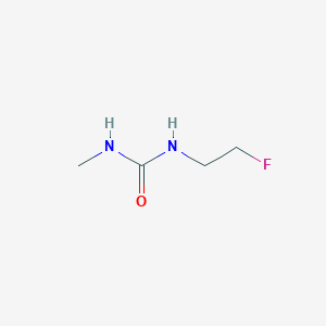 molecular formula C4H9FN2O B14723905 1-(2-Fluoroethyl)-3-methylurea CAS No. 13907-91-0