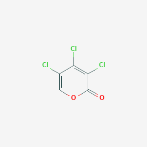 molecular formula C5HCl3O2 B14723906 3,4,5-Trichloro-2H-pyran-2-one CAS No. 5659-38-1