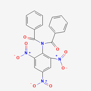 molecular formula C20H12N4O8 B14723938 n-Benzoyl-n-(2,4,6-trinitrophenyl)benzamide CAS No. 5457-35-2