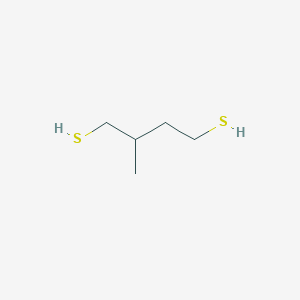 molecular formula C5H12S2 B14723946 2-Methylbutane-1,4-dithiol CAS No. 6943-89-1