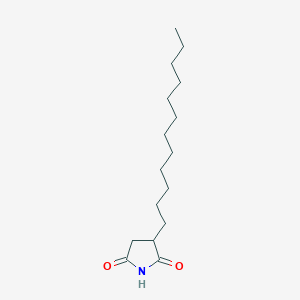 molecular formula C16H29NO2 B14723974 3-Dodecylpyrrolidine-2,5-dione CAS No. 5615-84-9