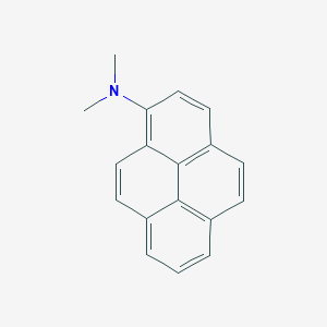 molecular formula C18H15N B14724016 N,N-dimethylpyren-1-amine CAS No. 5522-42-9