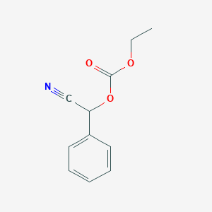 molecular formula C11H11NO3 B14724092 Cyano(phenyl)methyl ethyl carbonate CAS No. 6443-66-9