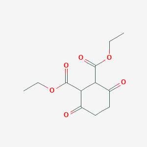 molecular formula C12H16O6 B14724207 Diethyl 3,6-dioxocyclohexane-1,2-dicarboxylate CAS No. 10357-47-8