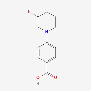 4-(3-Fluoropiperidin-1-yl)benzoic acid