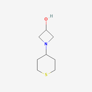 1-(tetrahydro-2H-thiopyran-4-yl)azetidin-3-ol