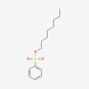 molecular formula C14H22O3S B14724282 Octyl benzenesulfonate CAS No. 13149-99-0
