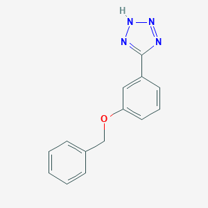 molecular formula C14H12N4O B147243 5-(3-Benzyloxyphenyl)-1H-tetrazole CAS No. 130019-48-6