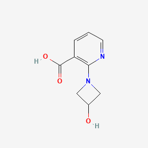 2-(3-Hydroxyazetidin-1-yl)nicotinic acid
