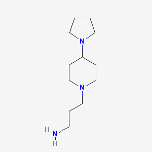 3-(4-(Pyrrolidin-1-yl)piperidin-1-yl)propan-1-amine