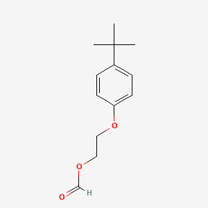 molecular formula C13H18O3 B14724315 2-(4-Tert-butylphenoxy)ethyl formate CAS No. 6282-17-3