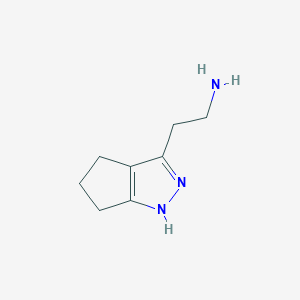 2-(2,4,5,6-Tetrahydrocyclopenta[c]pyrazol-3-yl)ethan-1-amine