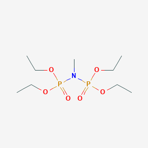 molecular formula C9H23NO6P2 B14724333 Tetraethyl methylimidodiphosphate CAS No. 13294-09-2