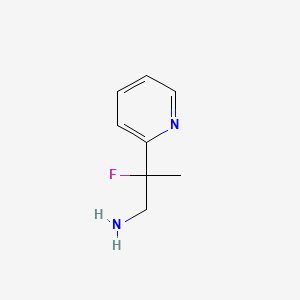 2-Fluoro-2-(pyridin-2-yl)propan-1-amine