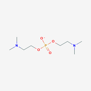 molecular formula C8H20N2O4P- B14724372 Bis[2-(dimethylamino)ethyl] phosphate CAS No. 6094-80-0