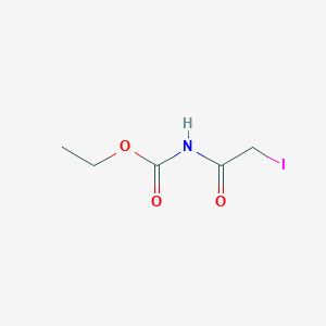 molecular formula C5H8INO3 B14724433 N-(Ethoxycarbonyl)-2-iodoethanimidic acid CAS No. 6267-44-3