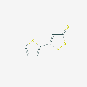 molecular formula C7H4S4 B14724445 5-Thiophen-2-yldithiole-3-thione CAS No. 13834-61-2