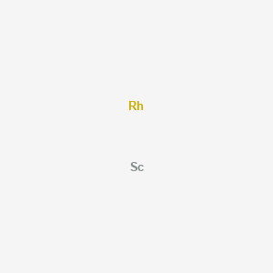 molecular formula RhSc B14724480 Rhodium--scandium (1/1) CAS No. 12166-12-0