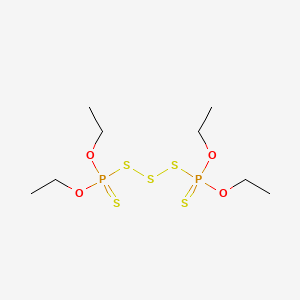 molecular formula C8H20O4P2S5 B14724537 Bis(diethoxythiophosphinoyl) trisulphide CAS No. 6926-73-4