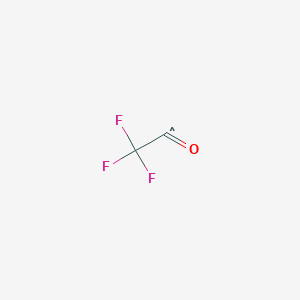 molecular formula C2F3O B14724623 Ethyl, 2,2,2-trifluoro-1-oxo- CAS No. 6185-26-8