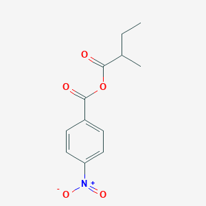 molecular formula C12H13NO5 B14724624 2-Methylbutanoyl 4-nitrobenzoate CAS No. 5332-55-8