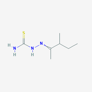 molecular formula C7H15N3S B14725099 (3-Methylpentan-2-ylideneamino)thiourea CAS No. 6318-50-9