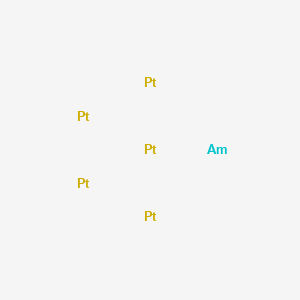 molecular formula AmPt5 B14725176 Americium--platinum (1/5) CAS No. 11070-93-2