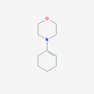 molecular formula C10H17NO B147254 Morpholine, 4-(1-cyclohexen-1-yl)- CAS No. 670-80-4