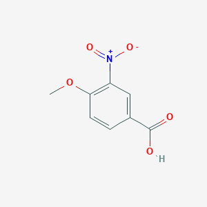 molecular formula C8H7NO5 B147255 4-甲氧基-3-硝基苯甲酸 CAS No. 89-41-8