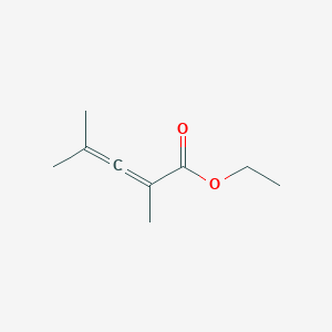 molecular formula C9H14O2 B14725841 Ethyl 2,4-dimethylpenta-2,3-dienoate CAS No. 5717-30-6