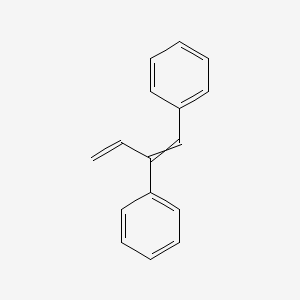 molecular formula C16H14 B14726035 Benzene, 1,1'-(1-ethenyl-1,2-ethenediyl)bis- CAS No. 5731-95-3