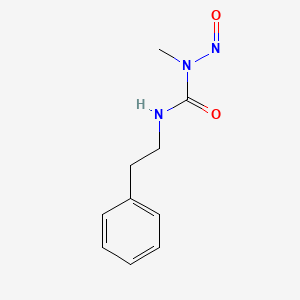 molecular formula C10H13N3O2 B14726163 1-Methyl-1-nitroso-3-(2-phenylethyl)urea CAS No. 13404-52-9