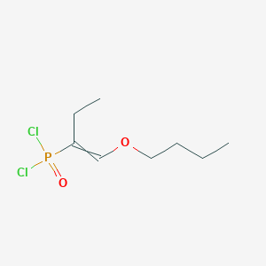 molecular formula C8H15Cl2O2P B14726167 (1-Butoxybut-1-en-2-yl)phosphonic dichloride CAS No. 7010-18-6