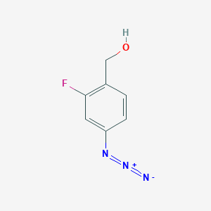 molecular formula C7H6FN3O B1472619 (4-azido-2-fluorophenyl)methanol CAS No. 903562-90-3